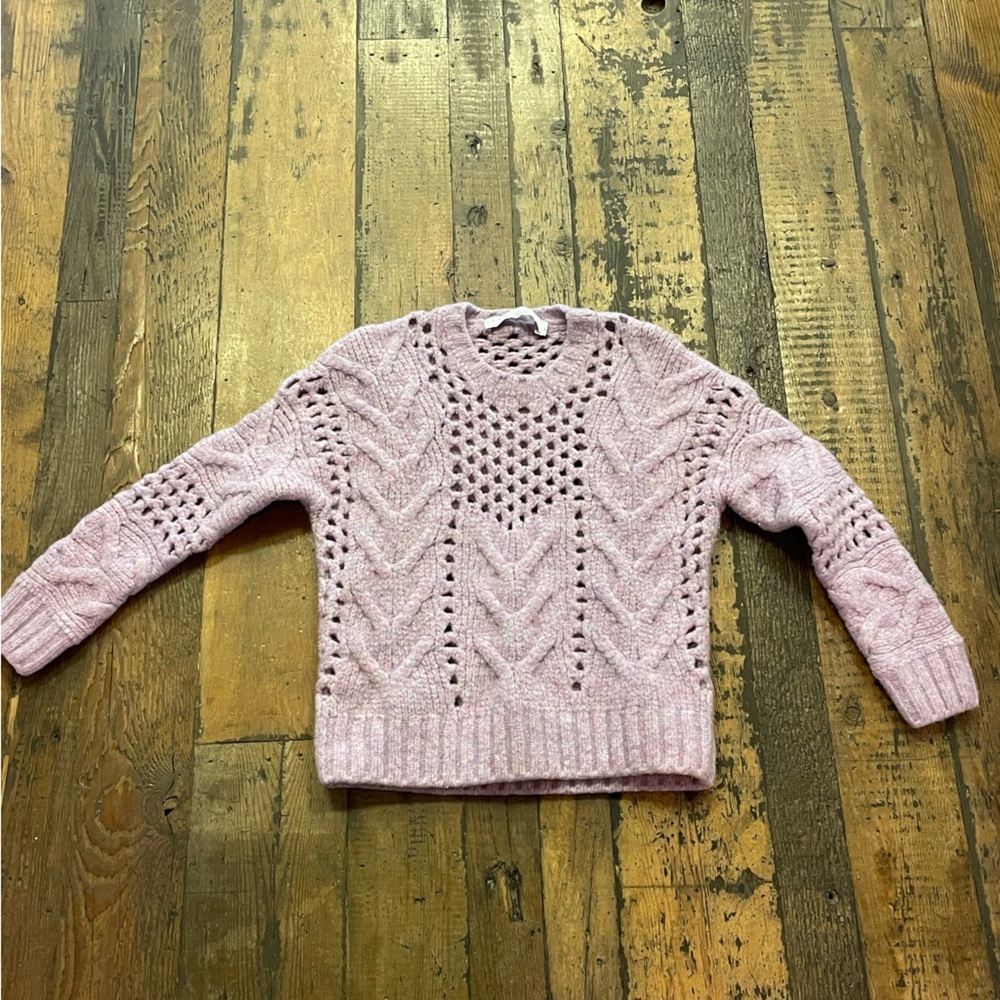 IRO knitted Small Light purple and cream Sweater